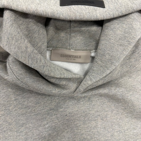 Fear of God Essentials SS22 'Dark Oatmeal' Hoodie Size XS - Picture 5 of 7